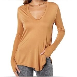 Free People We The Free Fresh and Clean Long Sleeve Tee